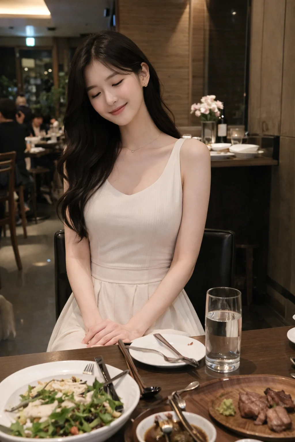 만족스러운 변화를 경험한 모습